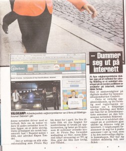 Comment in VG 5th August