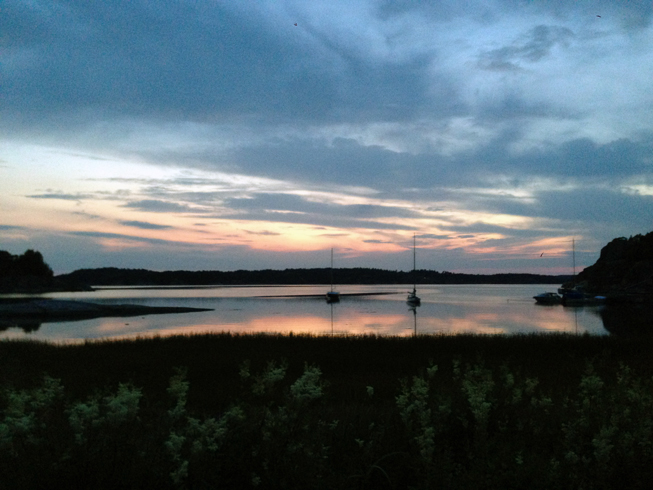 En av alle disse fantastiske kveldene i sommer